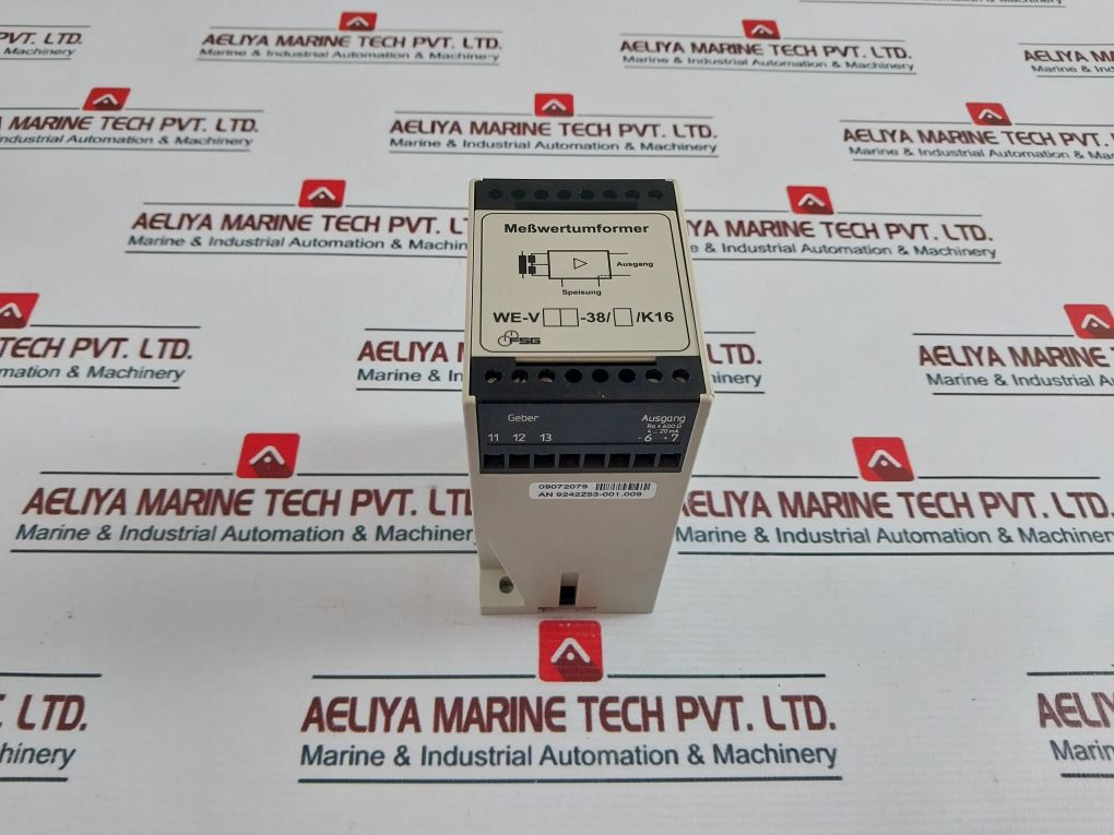 Fsg We-v-38/K16 Signal Converter Transducer 4…20Ma 230Vac 50Hz