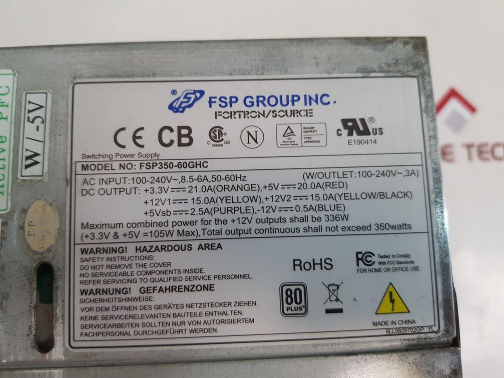 Fsp Group Fsp350-60Ghc Switching Power Supply