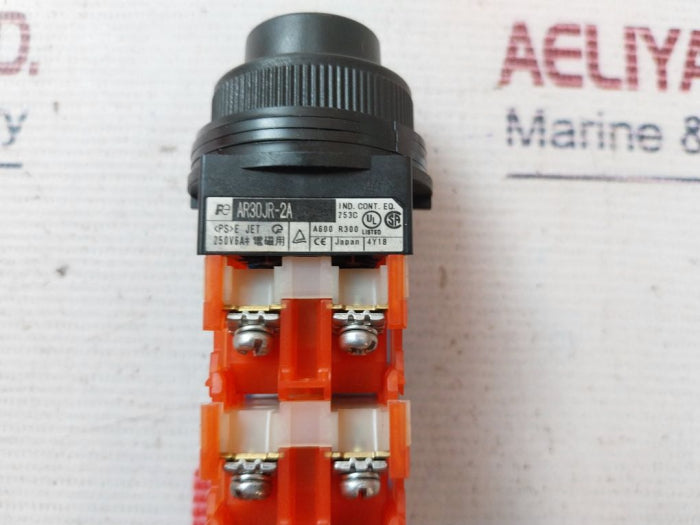 Fuji Electric Ar30Jr-2A Select Switch 250V 6A A600 R300 P/N 224