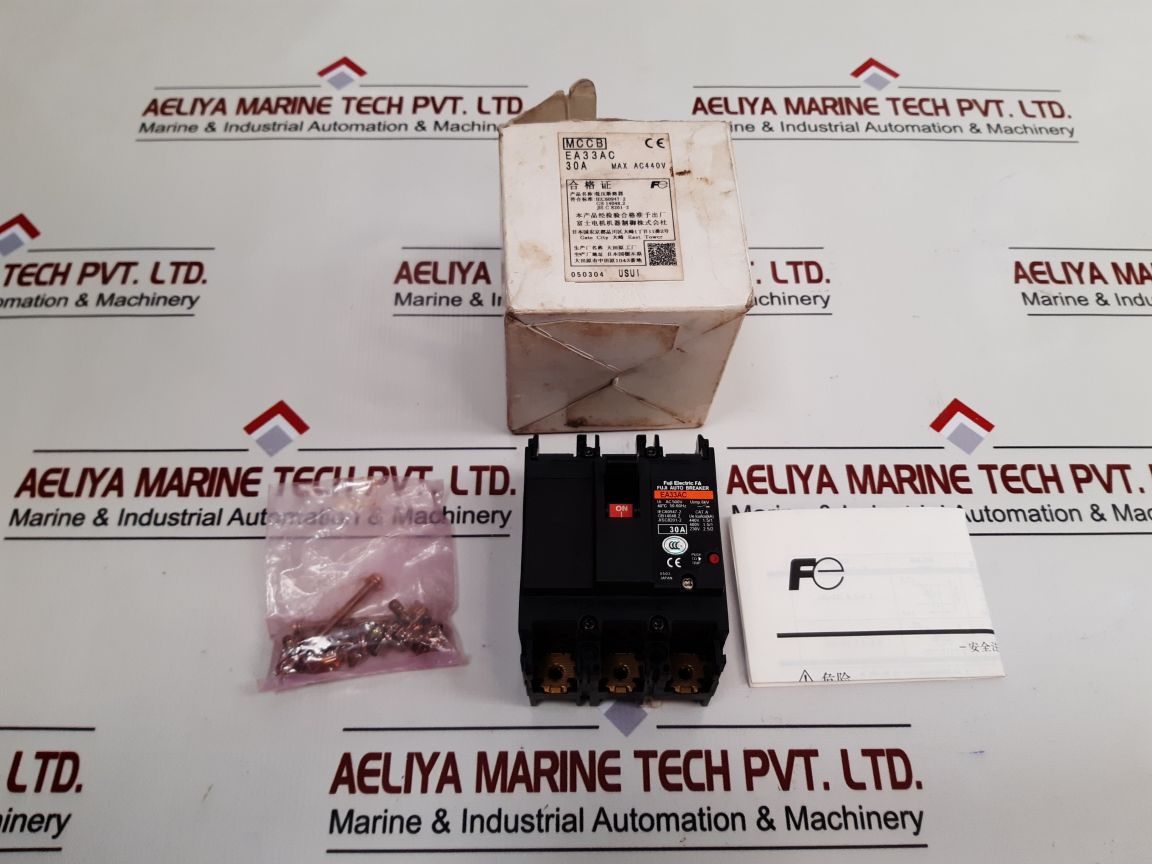 Fuji Electric Ea33Ac Circuit Breaker 30A