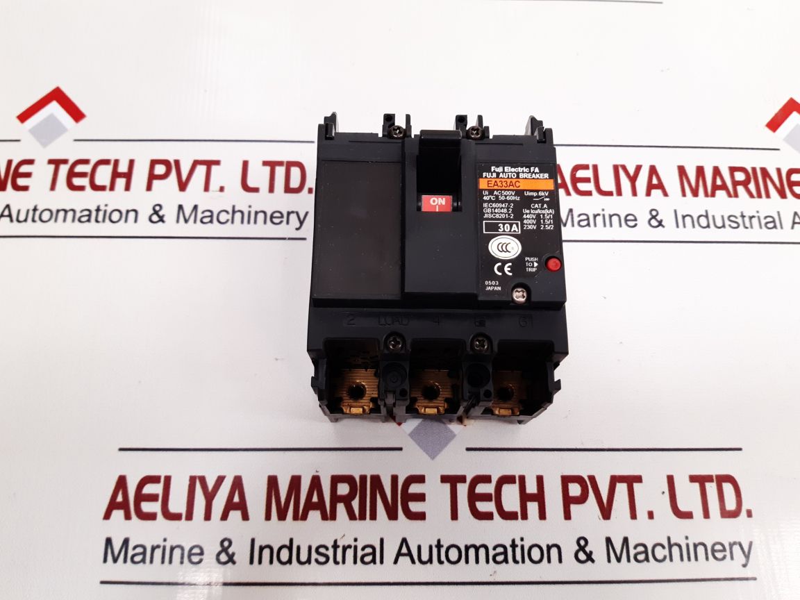 Fuji Electric Ea33Ac Circuit Breaker 30A