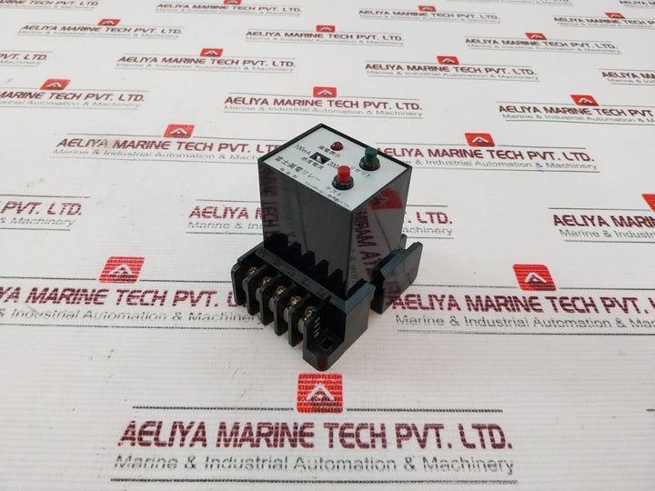 Fuji Electric El25Po Time-delayed Earth Leakage Relay With Base 100/200V
