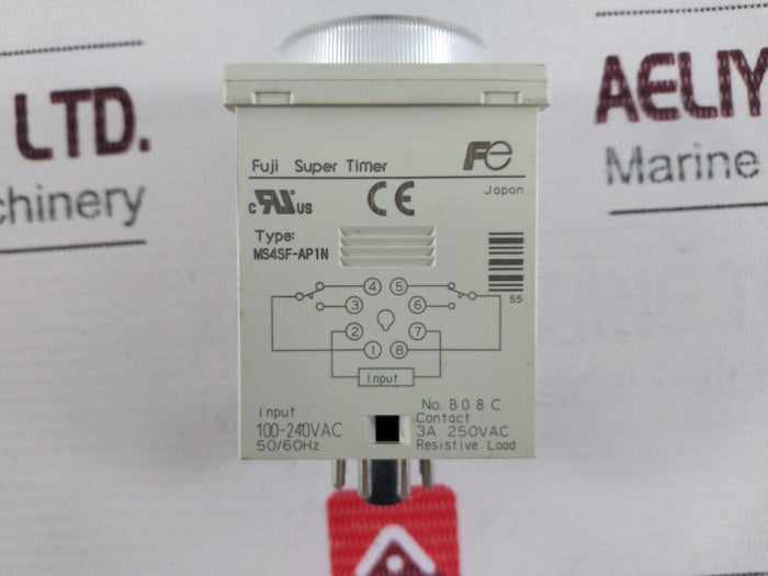 Fuji Electric Ms4Sf-ap1N Super Timer 3A 250 Vac 50/60Hz