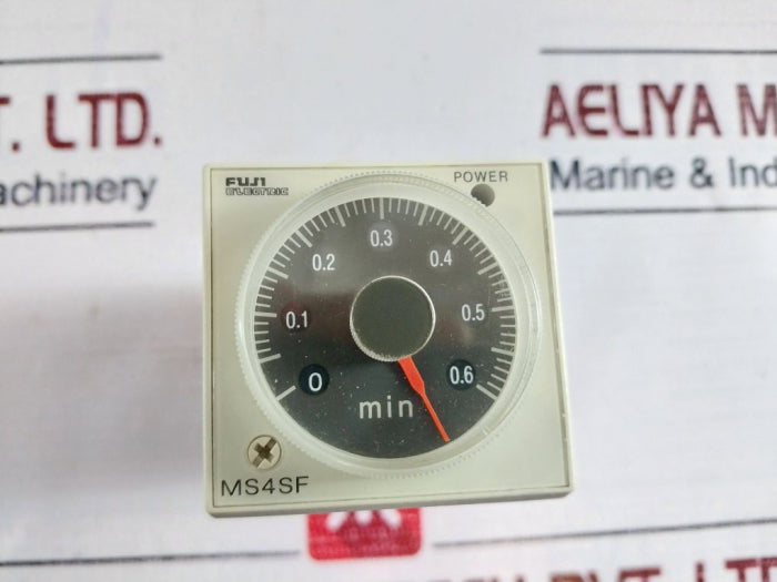 Fuji Electric Ms4Sf-ap1N Super Timer 0.6Min To 12Min