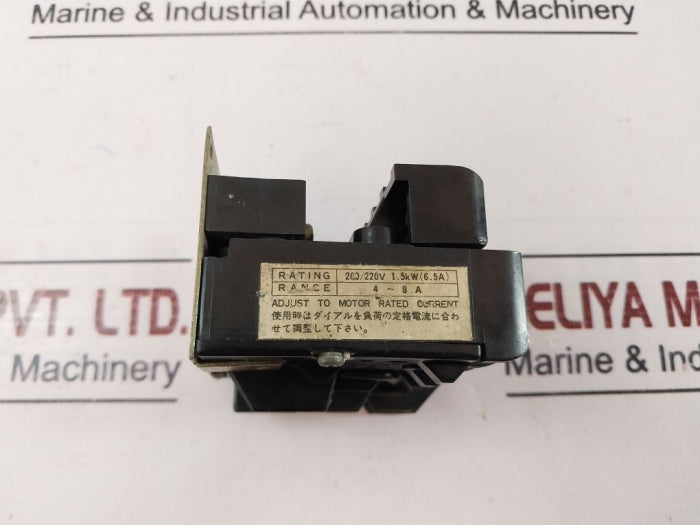 Fuji Electric Rca3737-1C Overload Relay 200/220V 1.5Kw (6.5A)