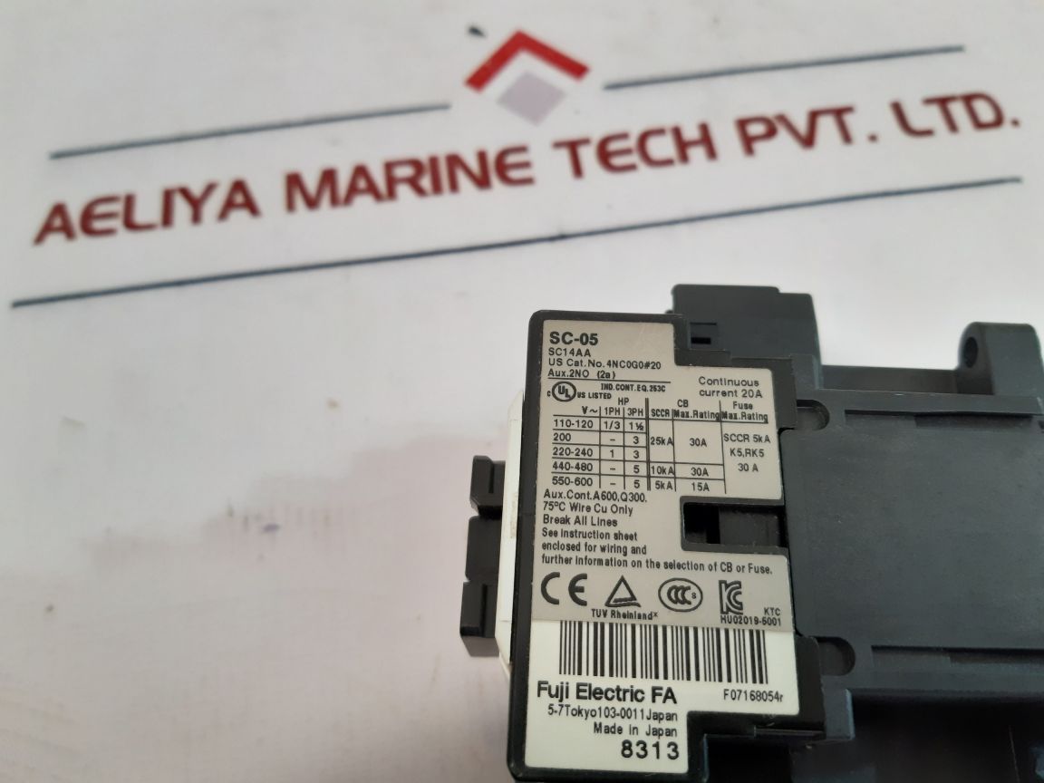 Fuji Electric Sc-05 [13] Contactor F07168054R