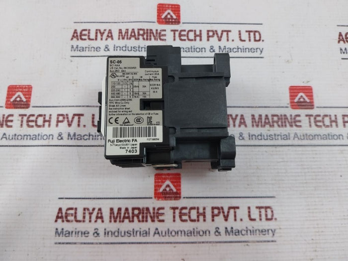 Fuji Electric Sc-05 Magnetic Contactor Coil 20A 690V 50/60Hz