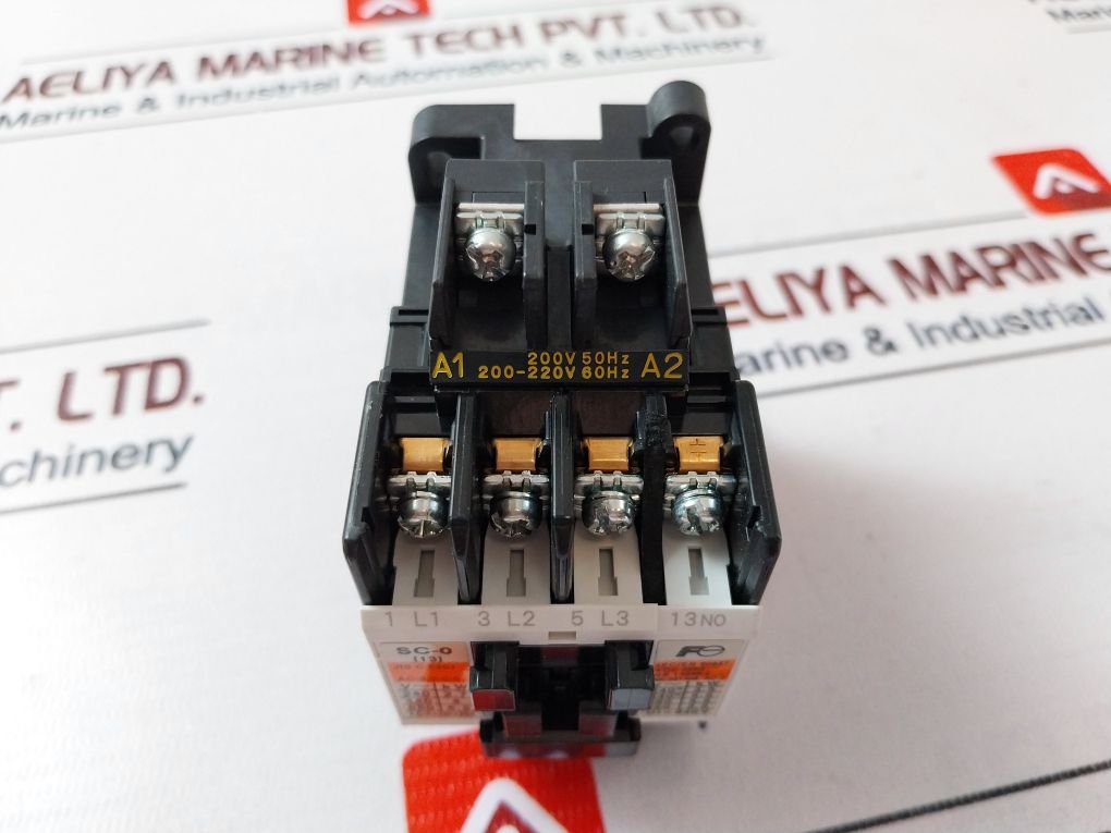 Fuji Electric Sc-0 Magnetic Contactor 200-220V 60Hz Gb 14048.4