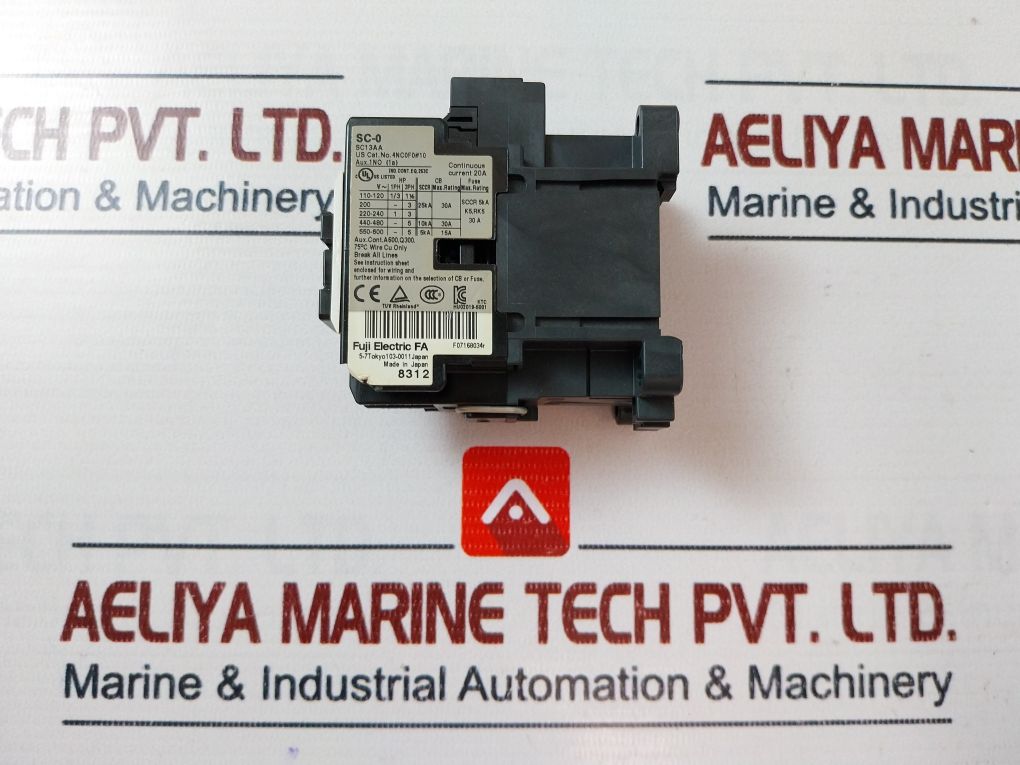 Fuji Electric Sc-0 Magnetic Contactor 200-220V 60Hz Gb 14048.4