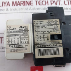 Fuji Electric Sh-4 Auxiliary Relay 2A2B 100V 50/60Hz 10A A600 Q300, F07666034C