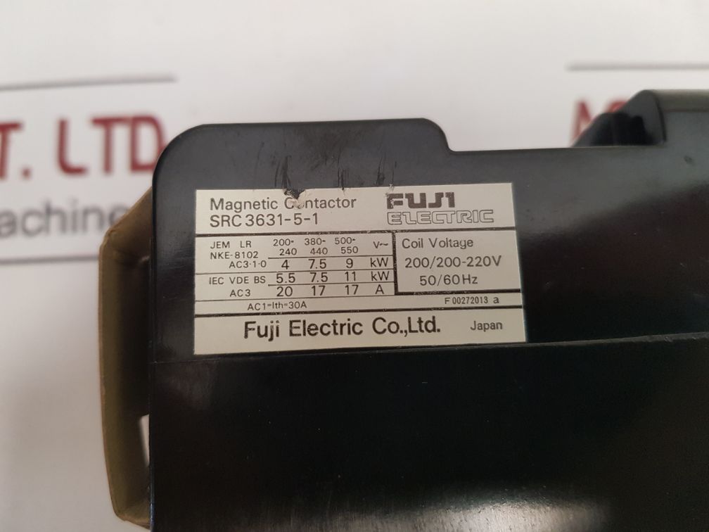 Fuji Electric Src3631-5-1 Magnet Switch Contactor