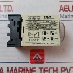 Fuji Electric St3P A-c Multi-range Super Timer With Base 0-50 Sec 50/60 Hz