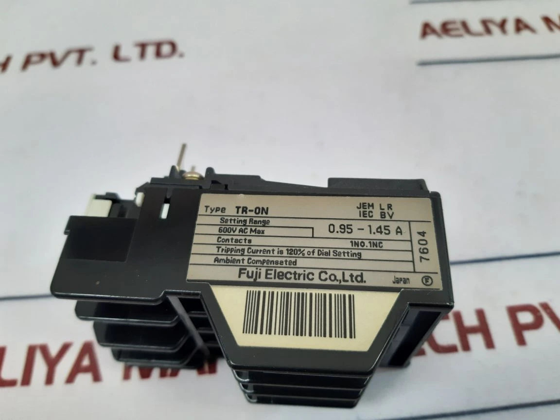 Fuji Electric Tr-0N Thermal Overload Relay 0.95-1.45A New