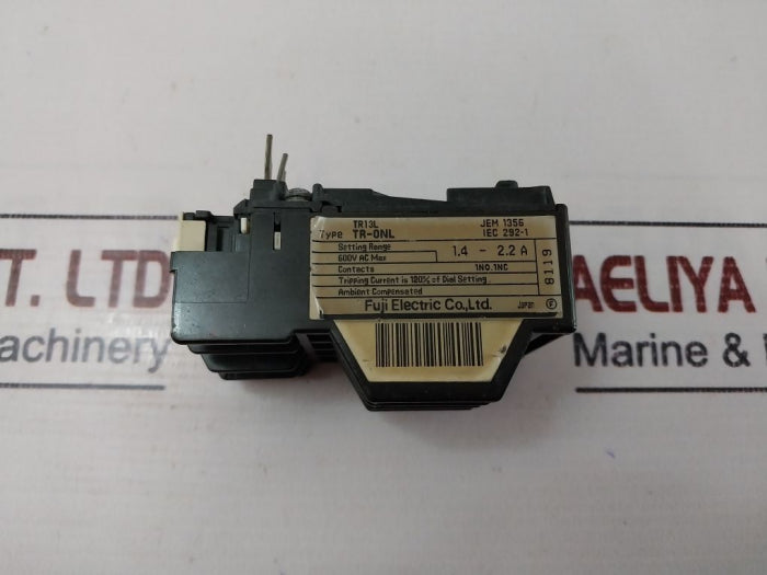 Fuji Electric Tr-0Nl Thermal Overload Relay
