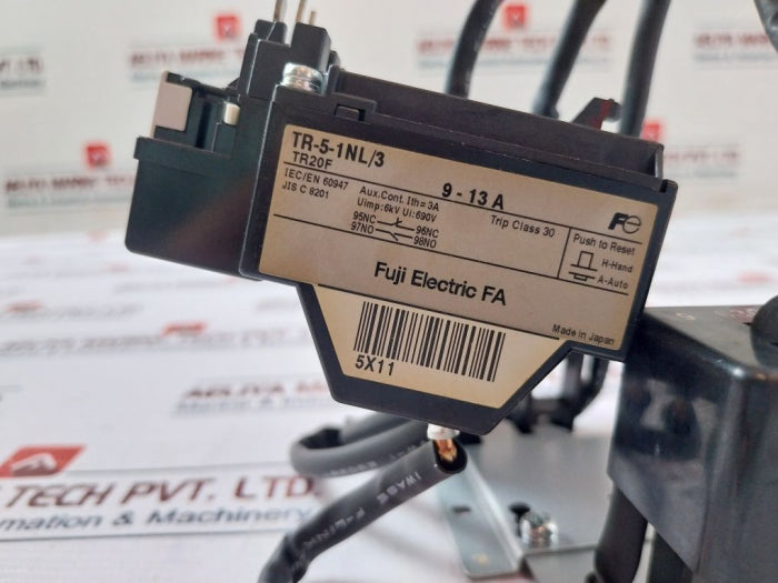 Fuji Electric Tr-5-1Nl/3 Contactor Magnetic Switch Sw-5-1/3L 690V