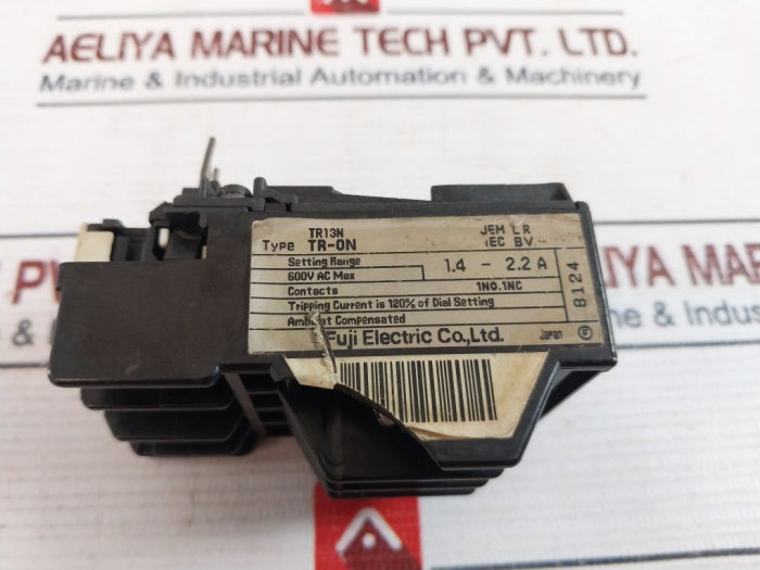 Fuji Electric TR-ON Thermal Overload Relay 1.4-2.2 A