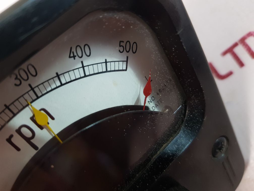 Fuji Seimitsu Denki Sksm-5 0 To 500 Rpm Meter