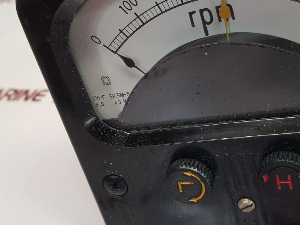 Fuji Seimitsu Denki Sksm-5 0 To 500 Rpm Meter