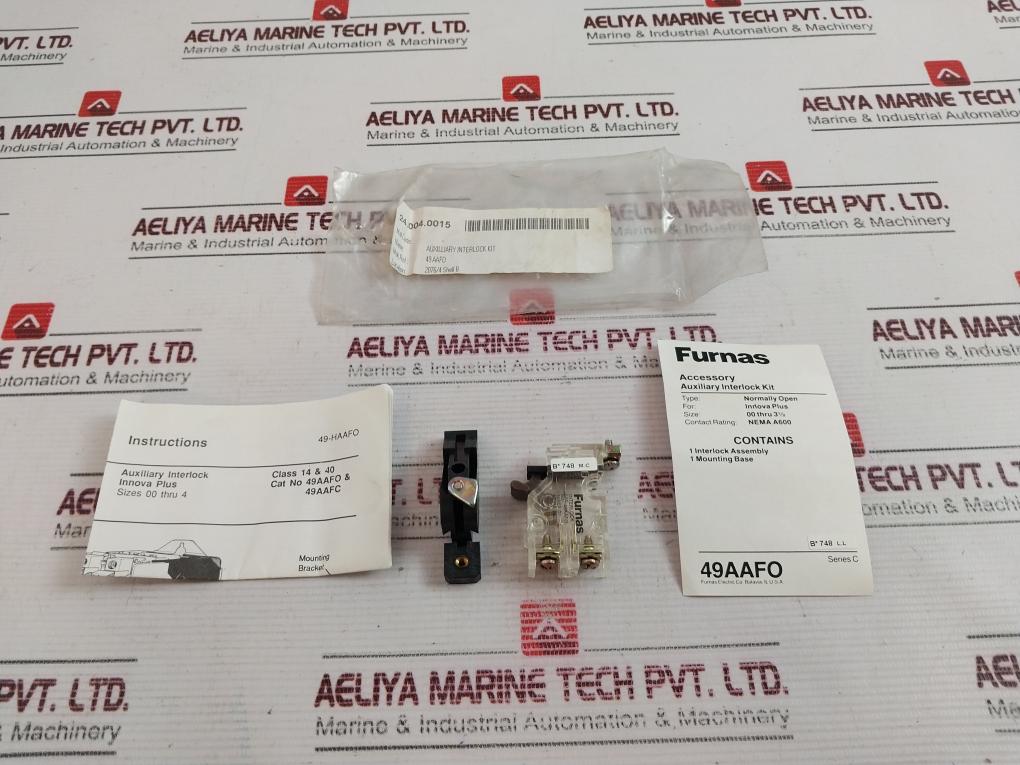 Furnas Electric 49Aafo Auxiliary Interlock Kit Series C