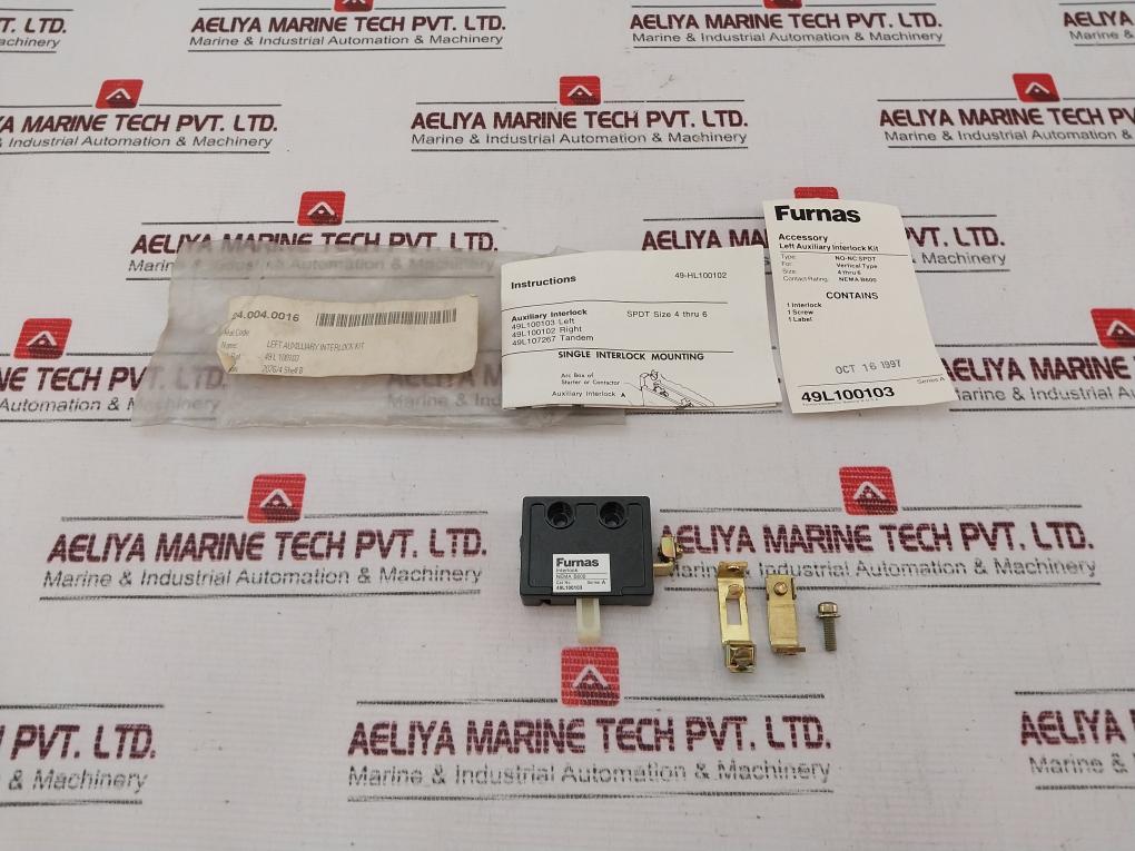 Furnas Electric 49L100103 Left Auxiliary Interlock Kit