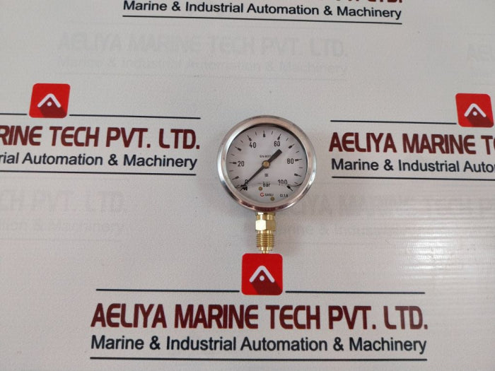 Gasli En 837-1 Pressure Gauge 0-100 Bar 2000952