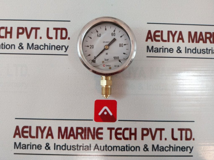 Gasli En 837-1 Pressure Gauge 0-100 Bar 2000952