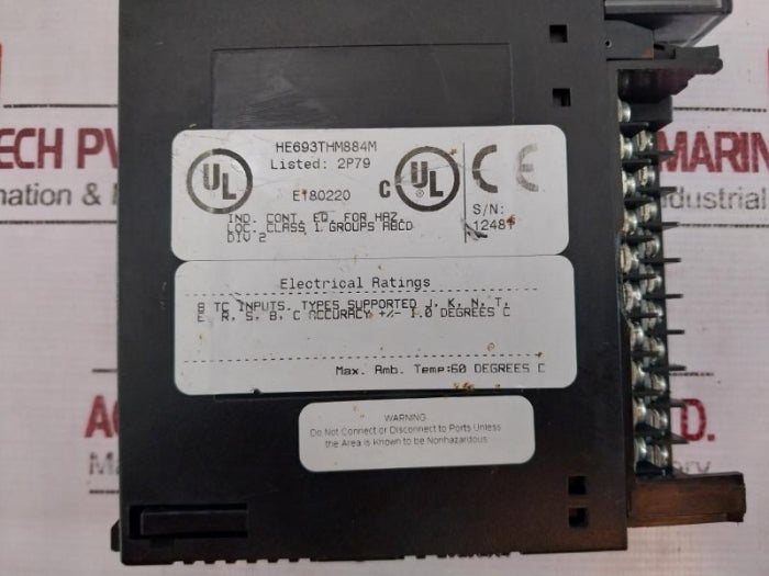 Ge Fanuc He693Thm884M Thermocouple Input E180220