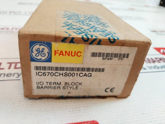 Ge Fanuc Ic670Chs001Cag I/O Term. Block Barrier Style