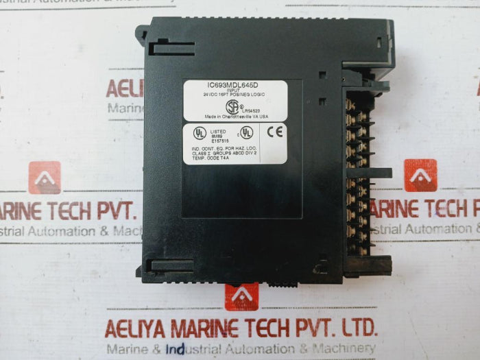 GE Fanuc IC693MDL645D Input Module 24VDC 16PT Pos/Neg Logic