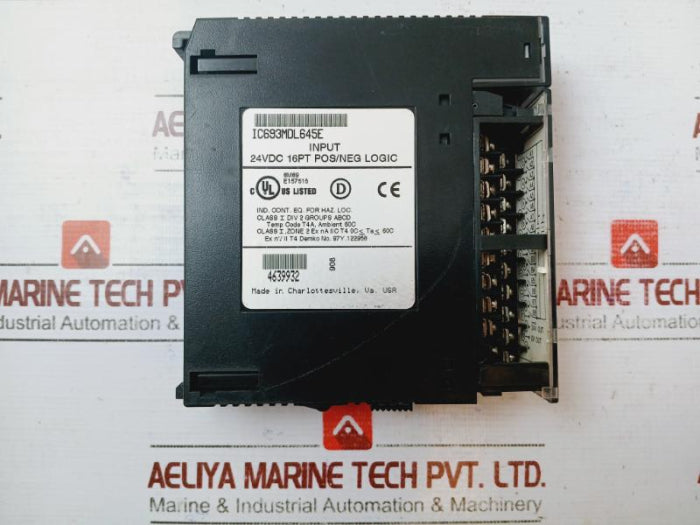 Ge Fanuc Ic693Mdl645G Input Module 24 Vdc