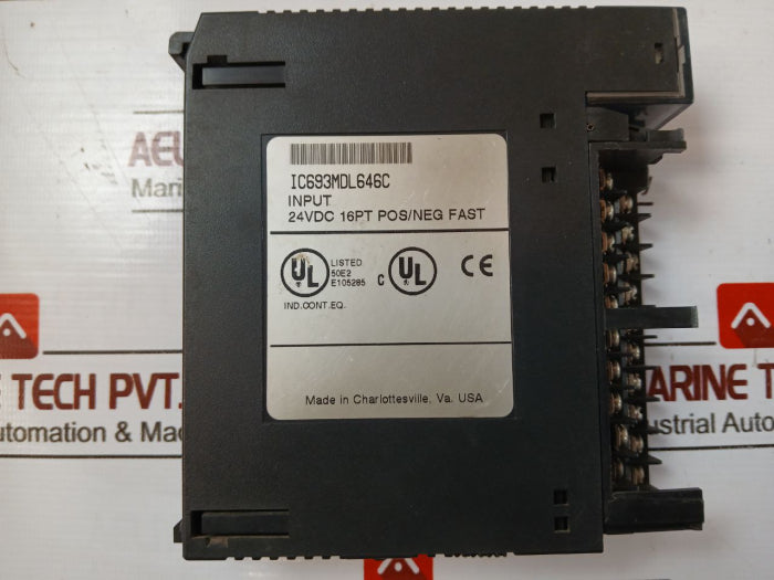 Ge Fanuc Ic693Mdl646C Input Module 16 Points 24Vdc 7Ma 44A729182-038R02