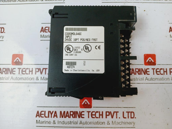 Ge Fanuc Ic693Mdl646C Input Module 24Vdc 16Pt Pos/Neg, 002/0