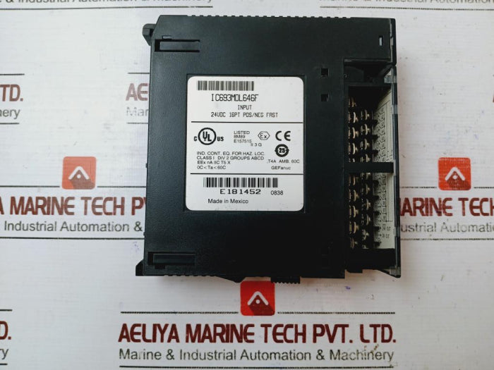 Ge Fanuc Ic693Mdl646F Input Module 24Vdc 16Pt Pos/Neg Fast, 7Ma/Pt