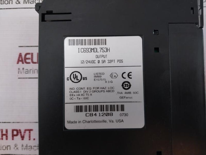 Ge Fanuc Ic693Mdl753H Output Module 32 Point Logic Positive 12/24Vdc