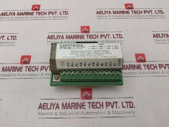 Ge Fanuc Ic693Ptm101A Power Transducer Module 001158, 10-150Vac