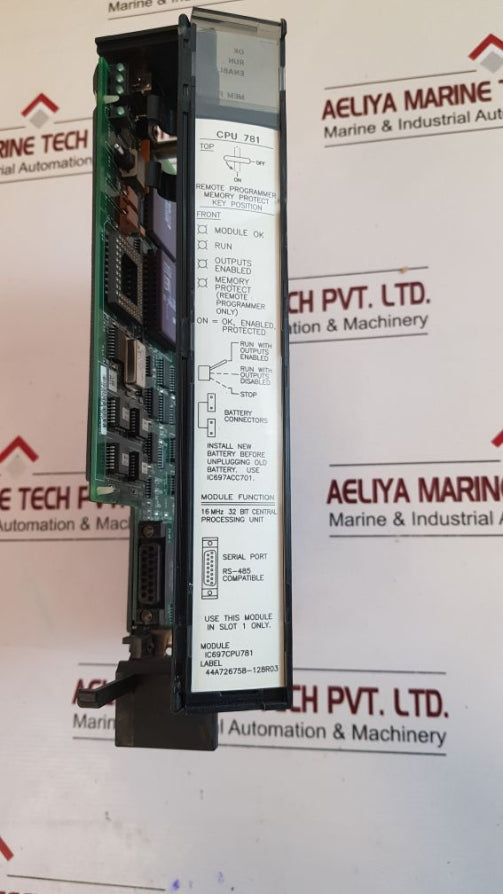 Ge Fanuc Ic697Cpu781 Central Processing Unit