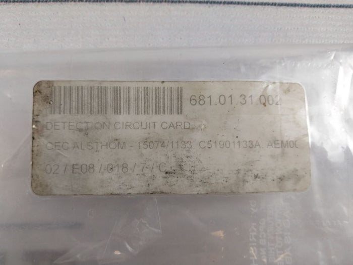 Gec Alsthom 15066/2400 Detection Circuit Card C51901133a