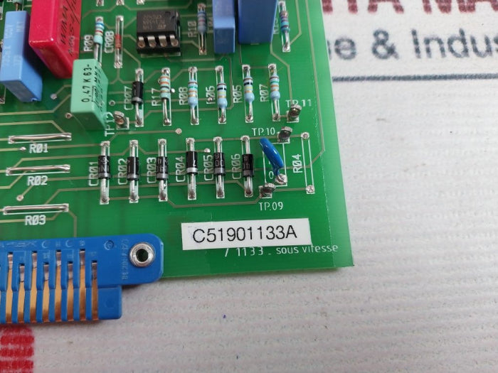 Gec Alsthom 15066/2400 Detection Circuit Card C51901133a