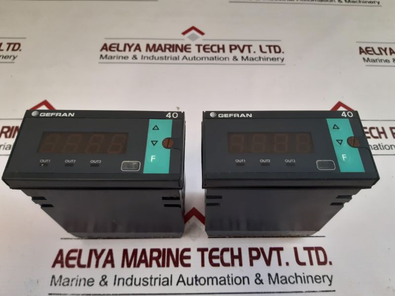 Gefran 40T-96-4-00-rr-0-0-1-000 Indicator/Alarm Unit Vers.: Fw 2.1