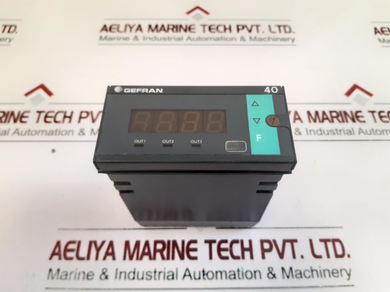 Gefran 40T-96-4-00-rr-0-0-1-000 Indicator/Alarm Unit Vers.: Fw 2.1