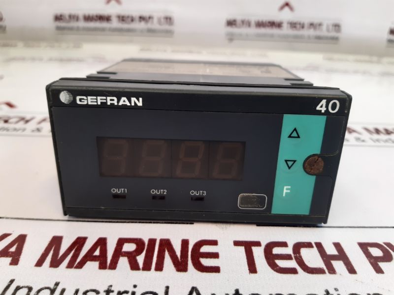 Gefran 40T-96-4-00-rr-0-0-1-000 Indicator/Alarm Unit Vers.: Fw 2.1