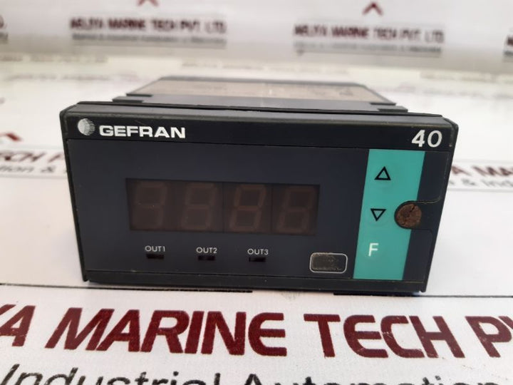 Gefran 40T-96-4-00-rr-0-0-1-000 Indicator/Alarm Unit Vers.: Fw 2.1