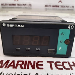 Gefran 40T-96-4-00-rr-0-0-1-000 Indicator/Alarm Unit Vers.: Fw 2.1