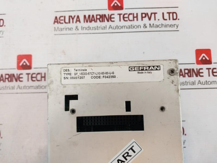 Gefran Gf-vedo-57Ct-lx0-00-00-u-g Operator Interface Module 24Vdc