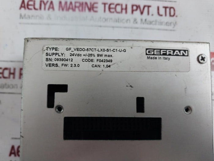 Gefran Gf_Vedo-57Ct-lx0-s1-c1-u-g Operator Interface Hmi Panel F042349