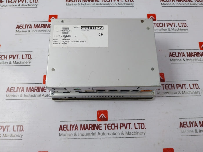 Gefran Gf_vedo-65ct-vw0-00-00-g Hmi Supplier Control Unit 24vdc
