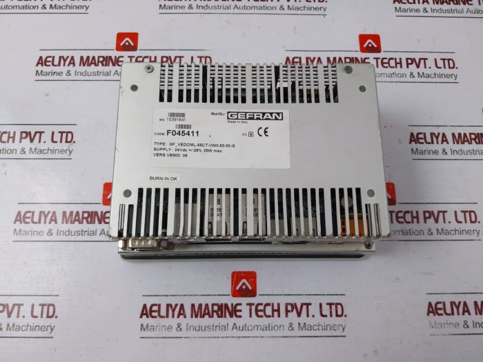 Gefran Gf_vedoml-65ct-vw0-00-00-g Hmi Supplier Control Unit 24vdc 25w Max
