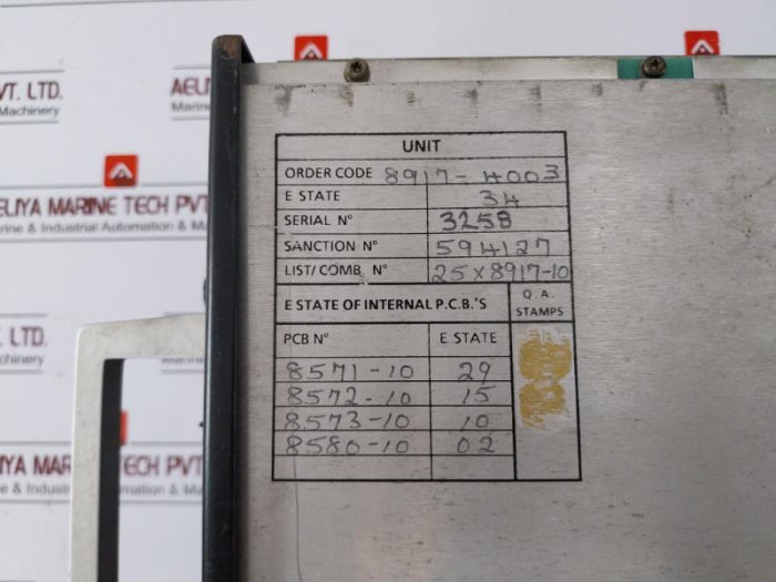 Gem 80 8917-4003 Power Supply 110V/220Vac 4.8/2.5A 50-60Hz