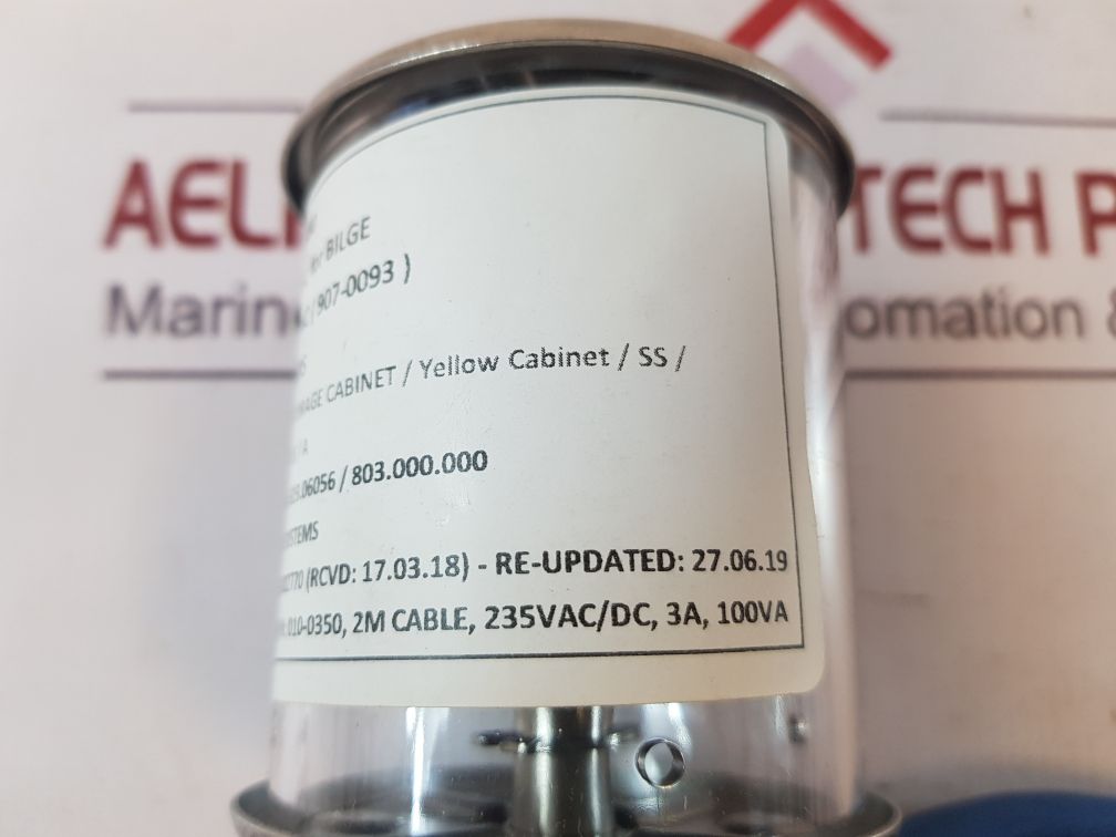 Gems Sensors 010-0350 Cable Mounting Level Switch 235Vac/Dc 3A 100Va