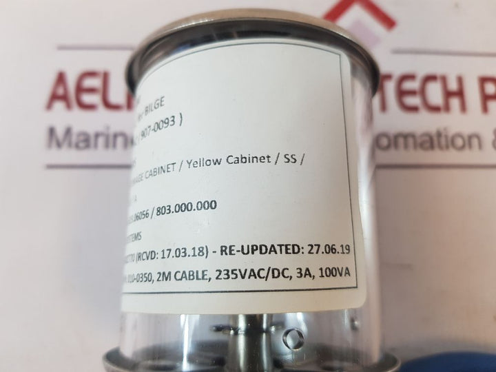 Gems Sensors 010-0350 Cable Mounting Level Switch 235Vac/Dc 3A 100Va